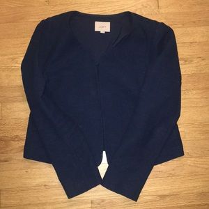 LOFT cropped suit jacket